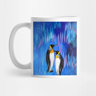 Blue and Penguins Mug